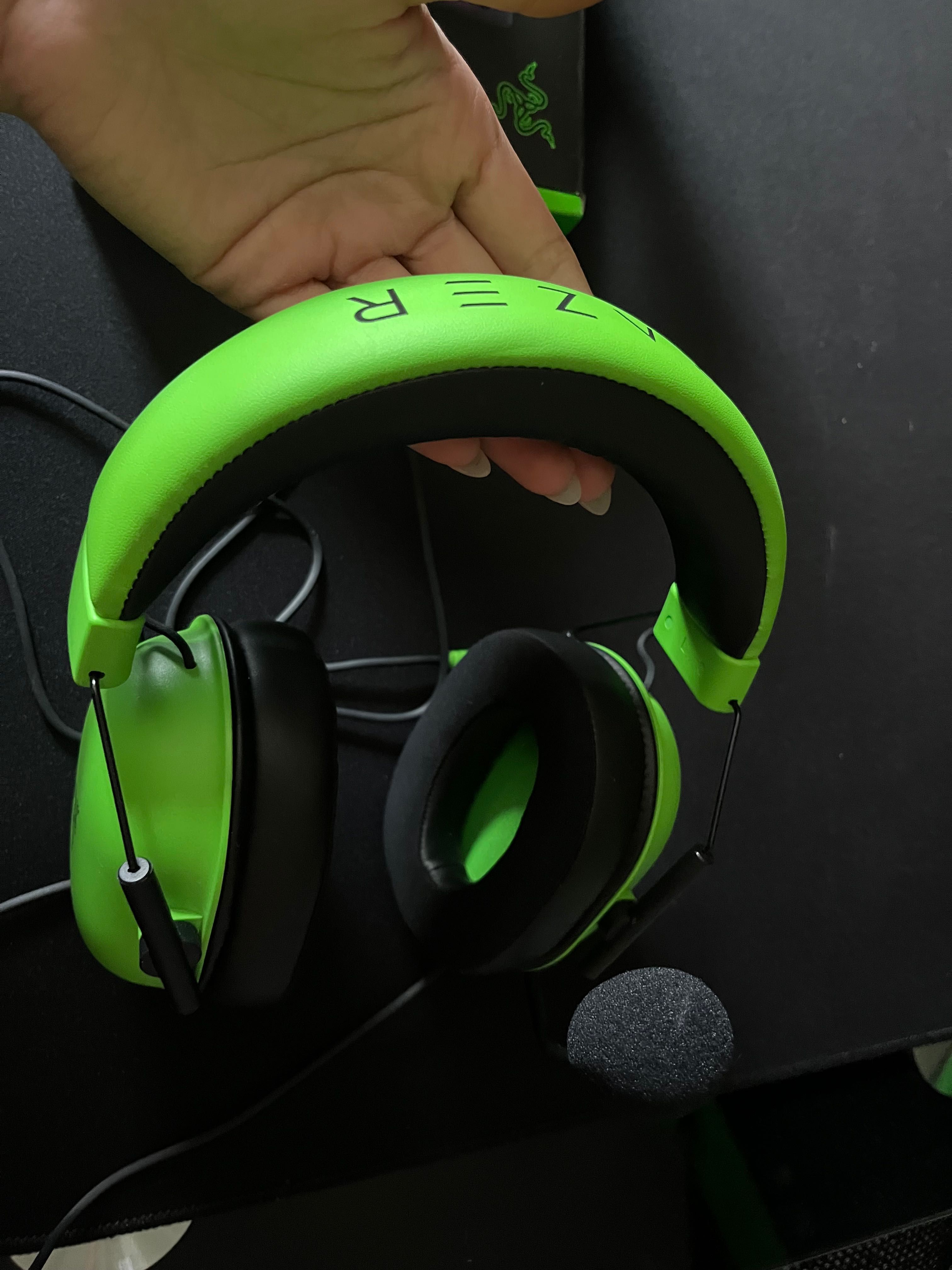 Razer blackshark v2 X Green