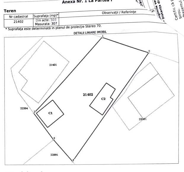 Teren Intravilan de vanzare - Merei - Buzau - 1500MP
