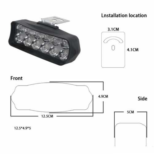 Диодни халогени два размера 12V 24W/30W -2625/2626