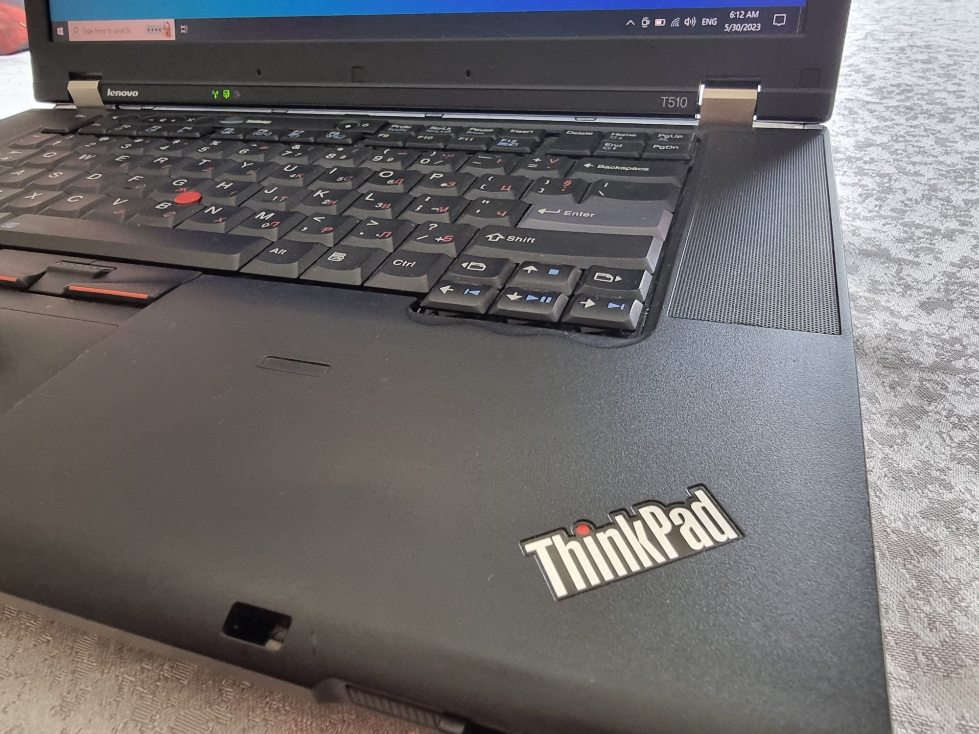Лаптоп Lenovo Thinkpad T510 i7 128 SSD 8 RAM NVIDIA 3100M
