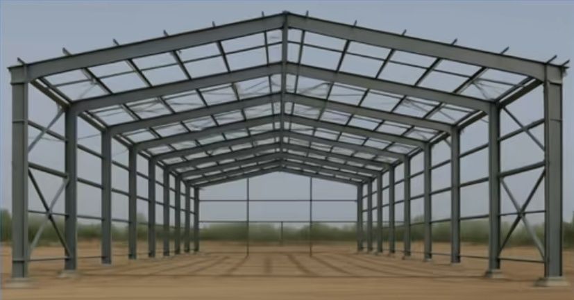 Vand structura metalica din stoc 7x25x4m