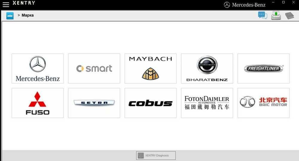 Xentry Pass Thru 2021.6.3 Диълрска диагностика за Mercedes