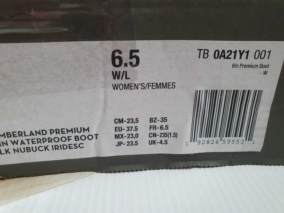 Timberland Premium 6IN Waterproof TB0A21Y1 masura 37.5 originali noi