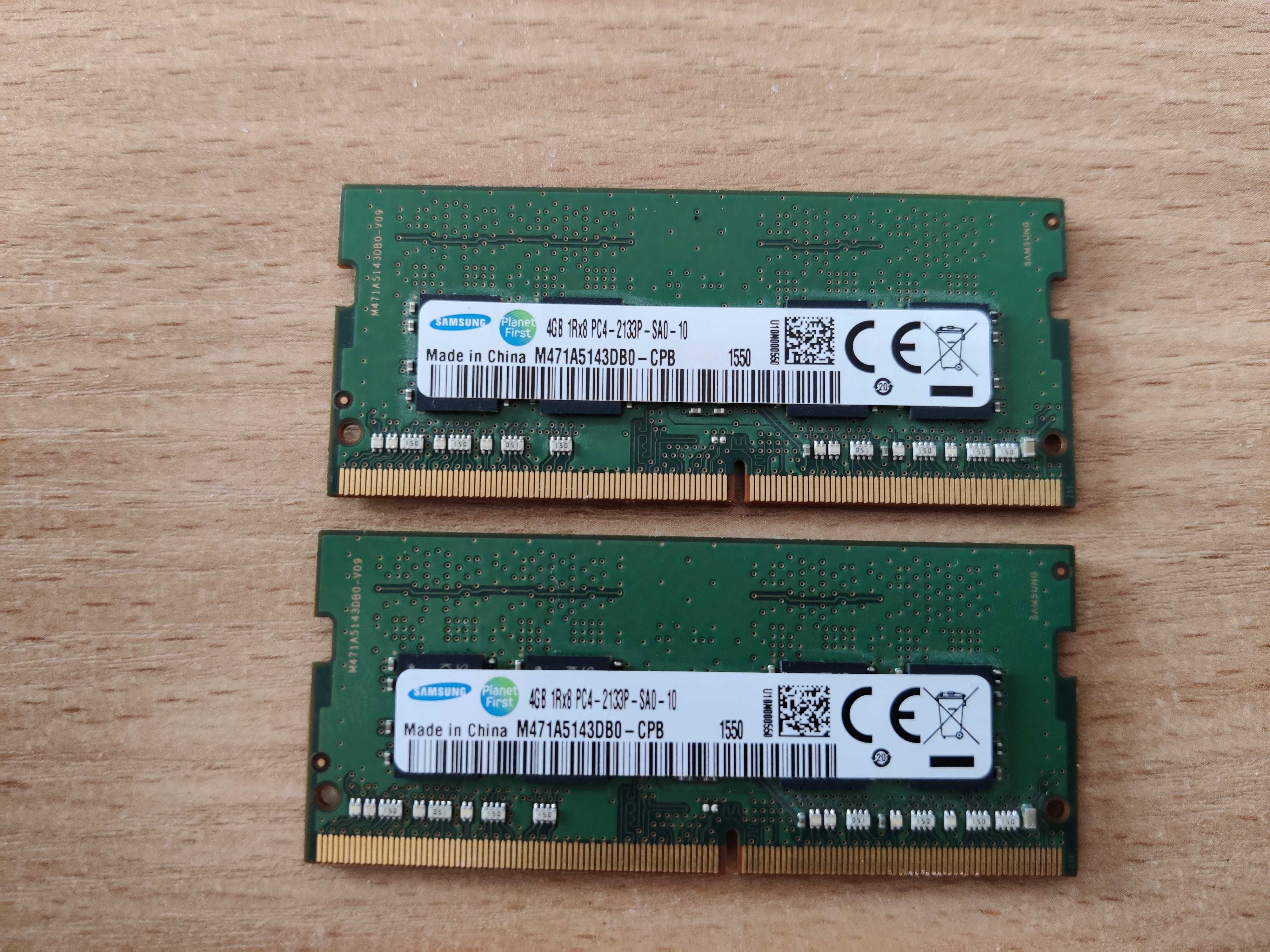 Рам памет за лаптоп Samsung 2x4 8 GB DDR4