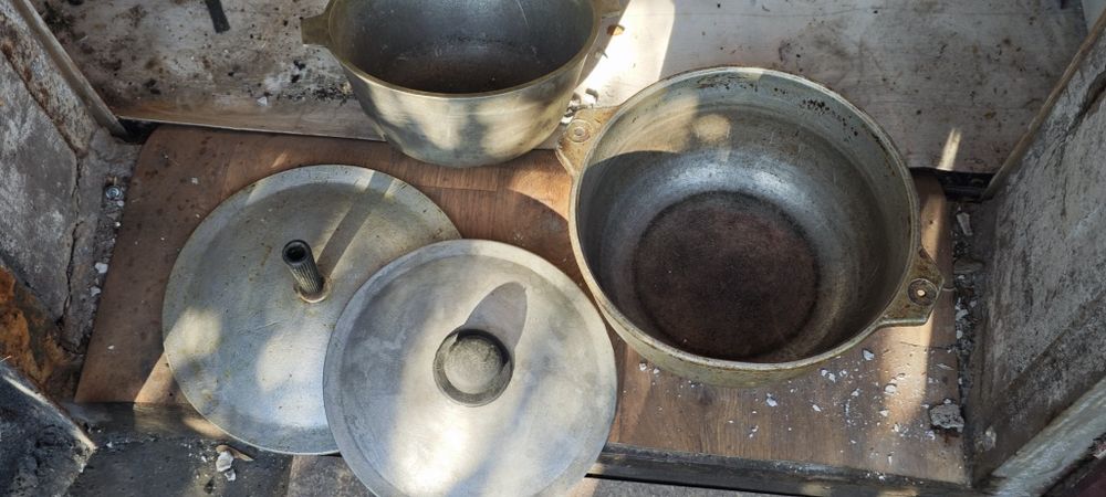 Казаны  разных размеров