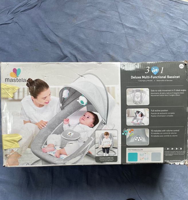 Leagăn electric multifuncțional 3-1 Deluxe Mastela