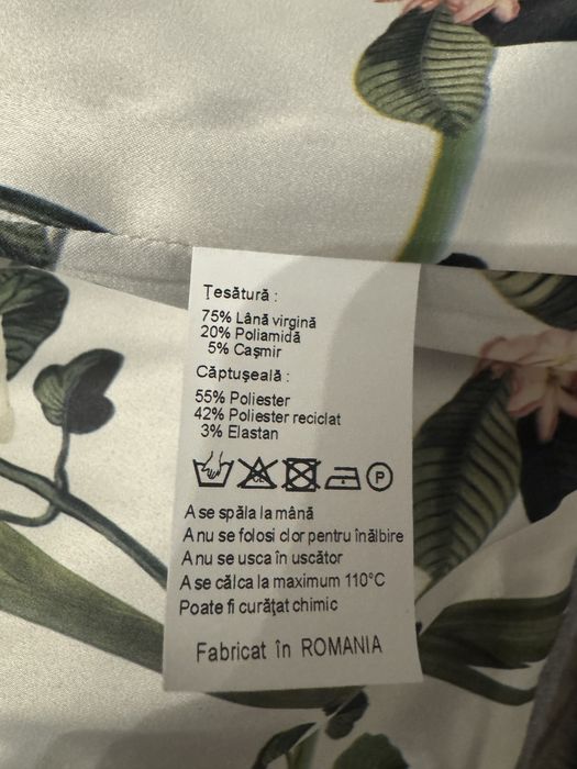 Pardesiu de lana si casmir, Ted Baker