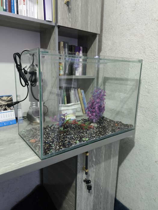 Akvarium sotiladi razmeri 60 ga 40 Eni 30 sm