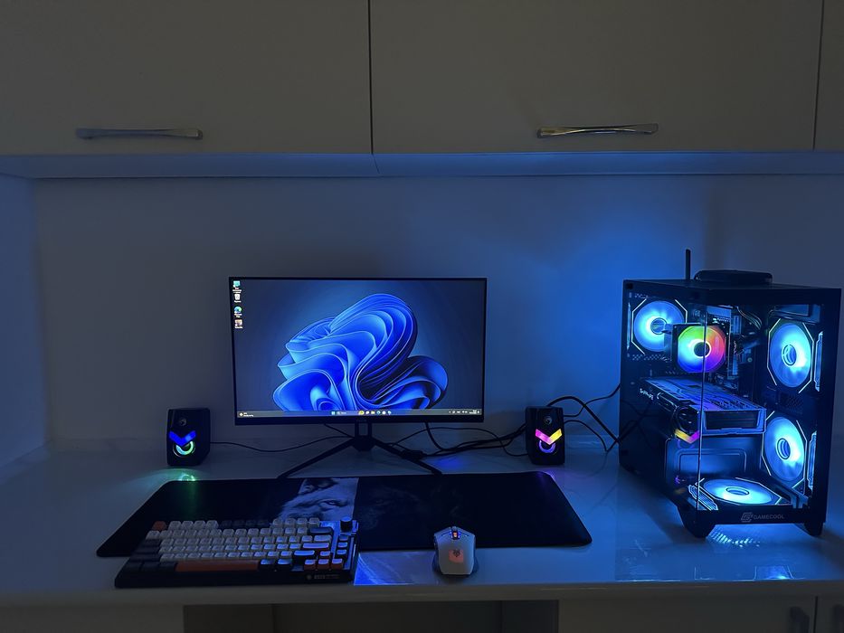 Комп, Монитор, Клав+мышь+коврик, Колонки