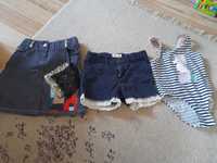 fusta pantaloni scurti Costum baie h&m danina line 6 7 ani, marime 122