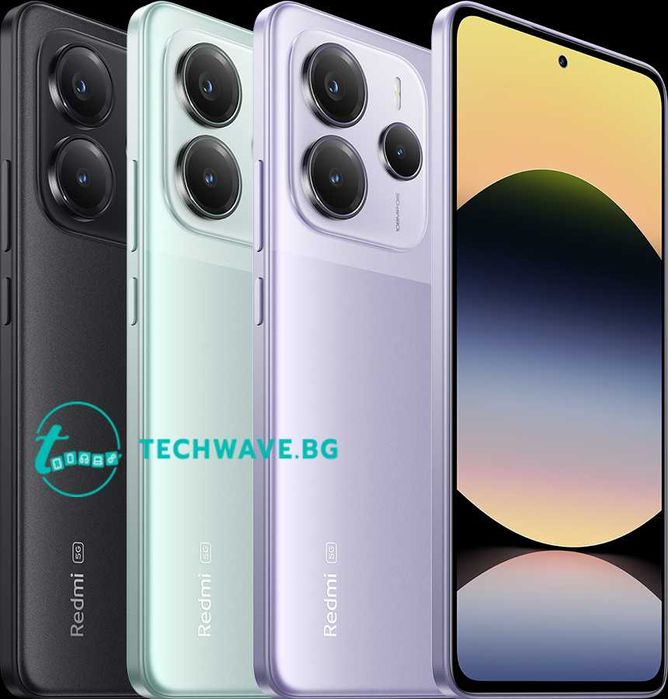 Xiaomi Redmi Note 14 5G 256GB - Black, Lavender Purple, Coral Green