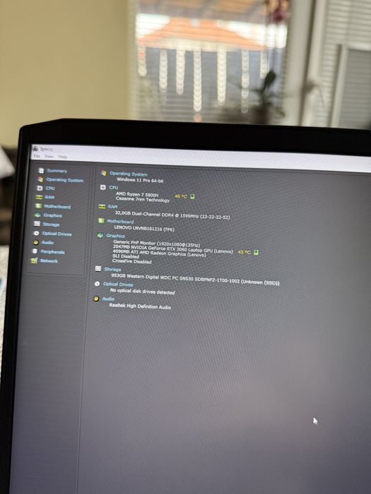 Геймърски лаптоп Lenovo IdeaPad Gaming 3 RTX 3060