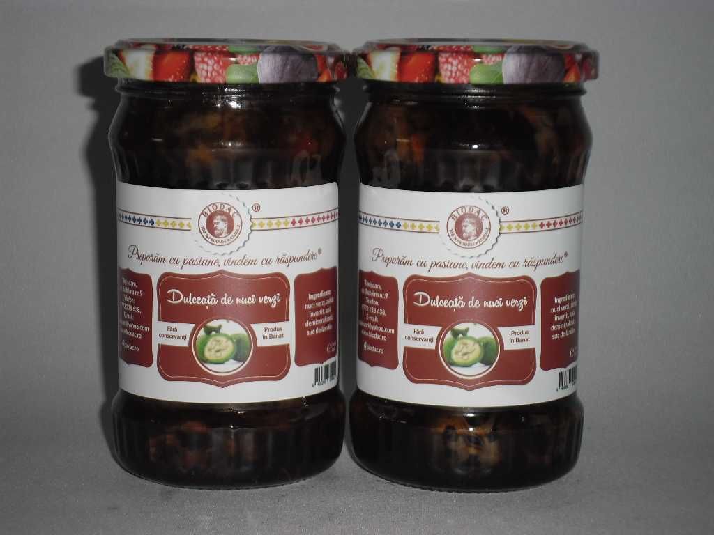 Dulceata de nuci verzi, 314ml/310gr