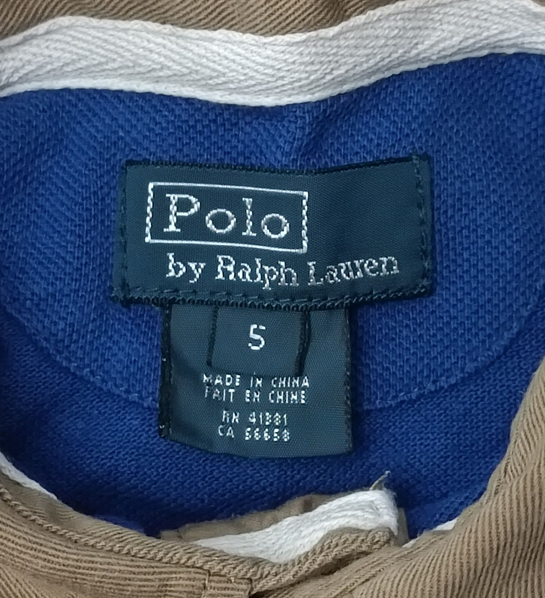 POLO Ralph Lauren оригинална тениска 5 години поло фланелка памук