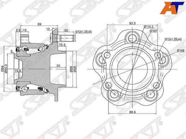 Ступичный узел Nissan Maxima