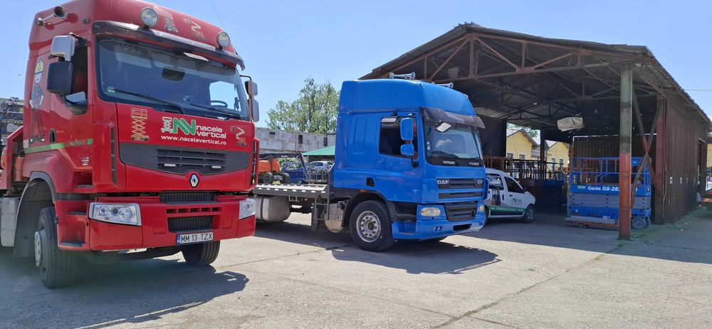 Daf CF75,435.000 km,an 2007, AUTOPLATFORMA cu rampa de incarcare