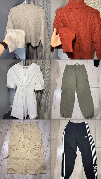 Продам лотом/все вместе женские вещи: adidas, oysho, bershka, uniqlo..