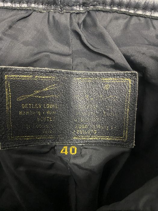 Pantaloni piele dama moto Louis