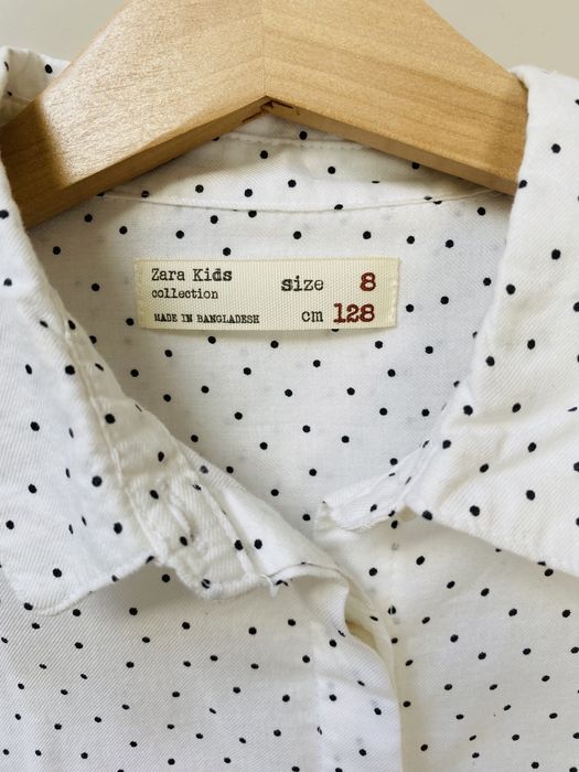 Camasa back to school, fete, ZARA, 8 ani, 128 cm