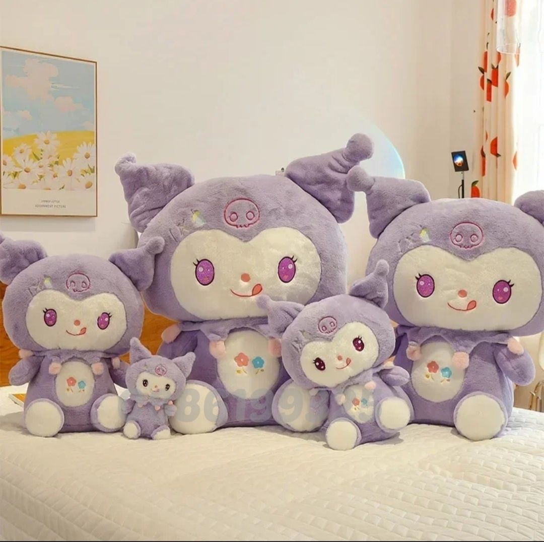 Голяма плюшена играчка Hello Kitty Kuromi 100см, Плюшена играчка Кити