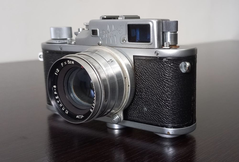 Aparat foto rusesc  ZORKI 3M  - Rangefinder, copie Leica