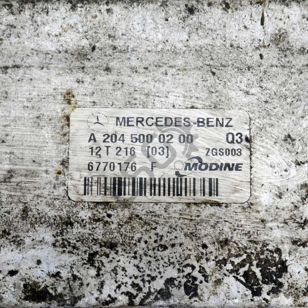 Интеркулер Mercedes-Benz C-Class 204 (W/S/C) 2007-2014 ID: 145498