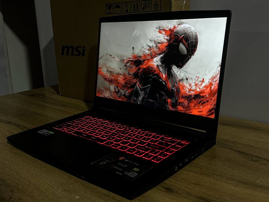 MSI CORE I7 GTX1660 TI 6GB videokarta bilan igrovoy noutbook