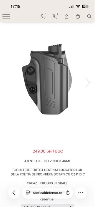 Toc pistol Orpaz