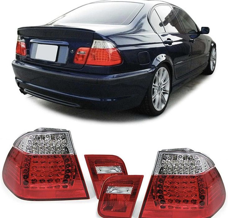 Диодни стопове за BMW E46 седан (2001-2005) - хром