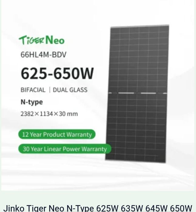JINKO Solar quyosh paneli