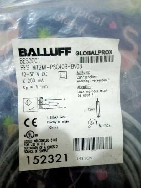 Индуктивный датчик Balluff BES M12MI-PSC40B-BV03