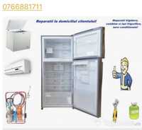 Reparații frigidere și mașini de spălat la domiciliu clientului
