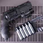 Pistol [Test Cronograf] - CU BILE DE CAUCIUC - Model Nou! - PUTERNIC