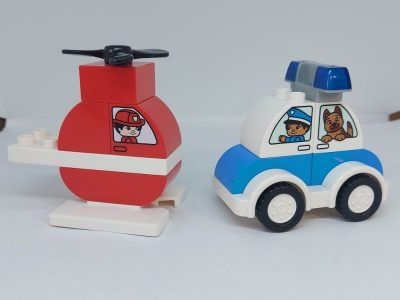 Lego Duplo - Elicopter pompieri si masina de politie 10957