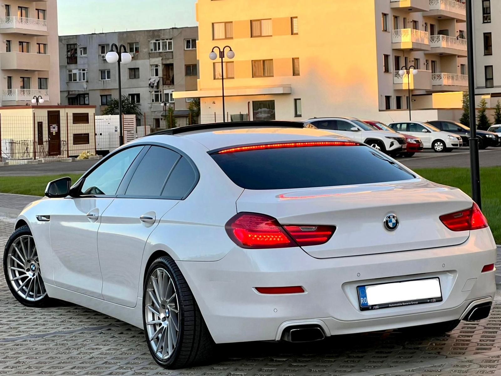 BMW 640D An 2013 Inmatriculat RO Alb Perlat din Fabrica EXTRA FULL !!