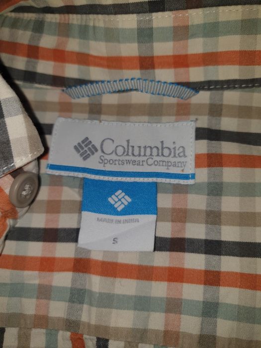 Vand camasa barbateasca cu patratele Columbia S
