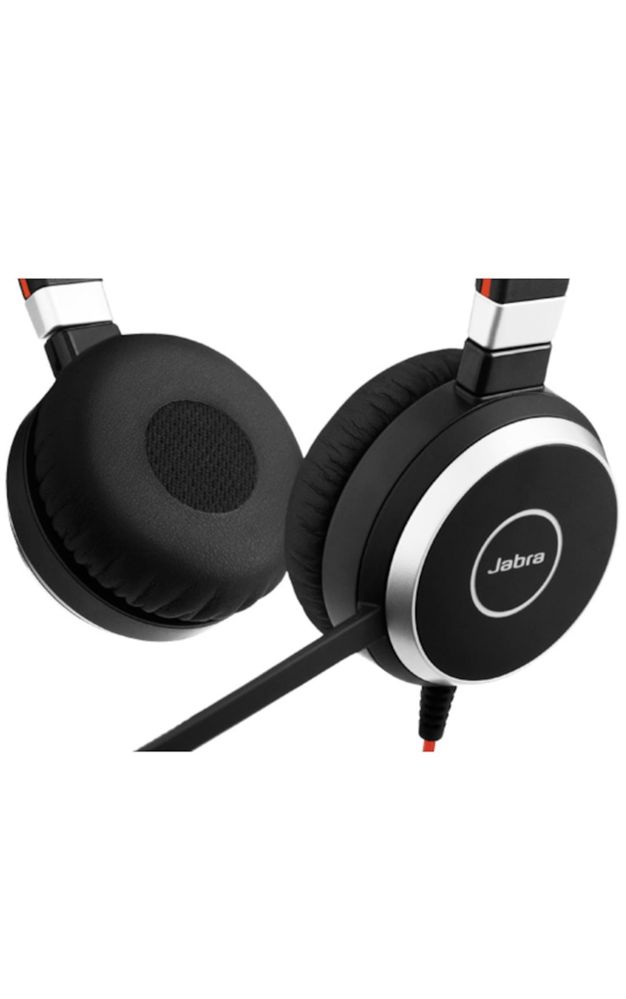 Casti cu fir Jabra Evolve 40 On-Ear, Negru