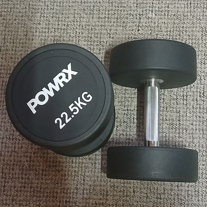 Gantere cauciucate 22.5 kg si 25 metalice