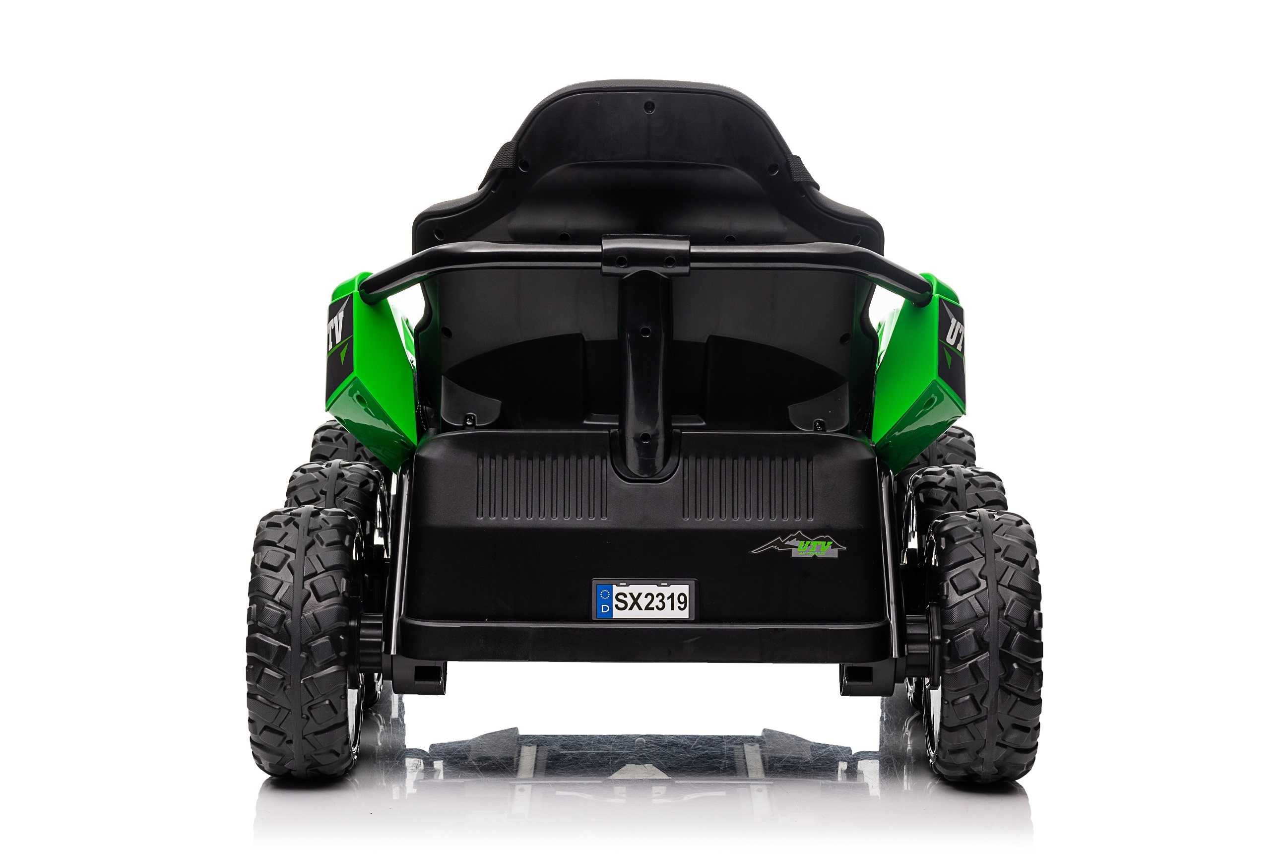 UTV electric pentru 2 copii Kinderauto BJSX2319 4X 45W 24V #green