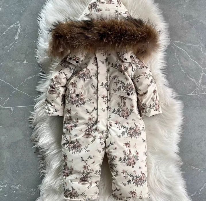 Утепленный детский комбинезон