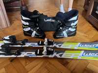 Детски Ски обувки Salomon в комплект със ски