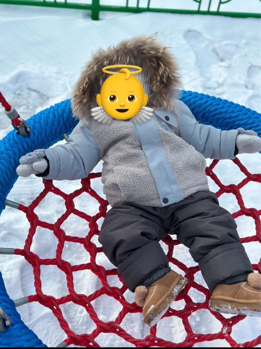 Зимний детский комбинезон