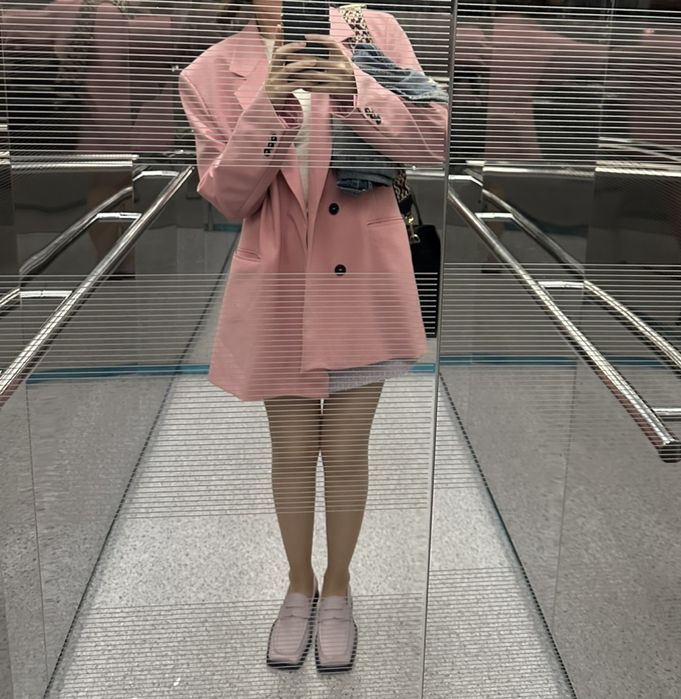 Пиджак оверсайз зара