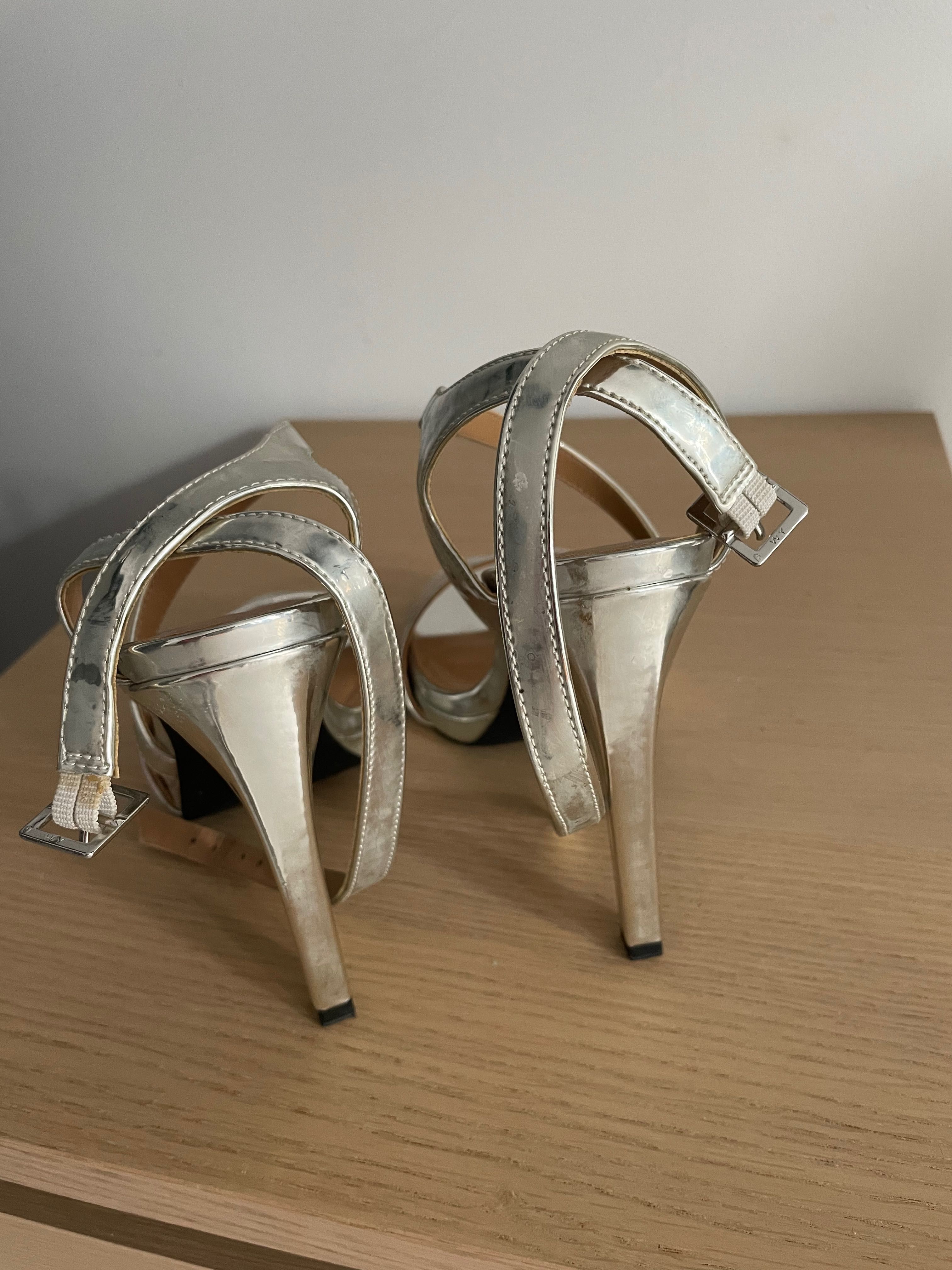pantofi ZARA argintii