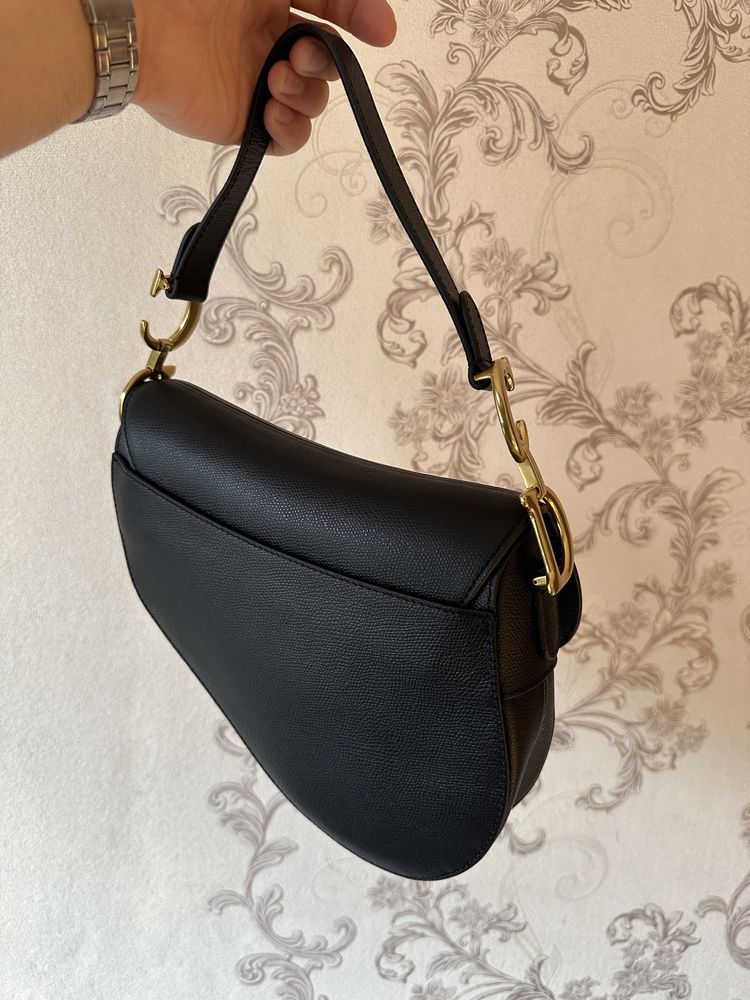 Dior Saddle Black Leather bag