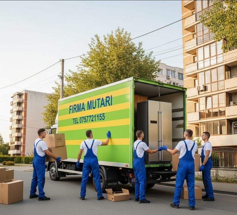 Transport mobila, mutări mobila, mutări obiecte grele, mutări sedii