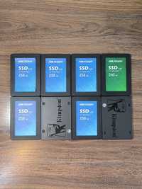 Продается SSD диски 256гб 2.5 форм фактор! Наработка 40 дней!