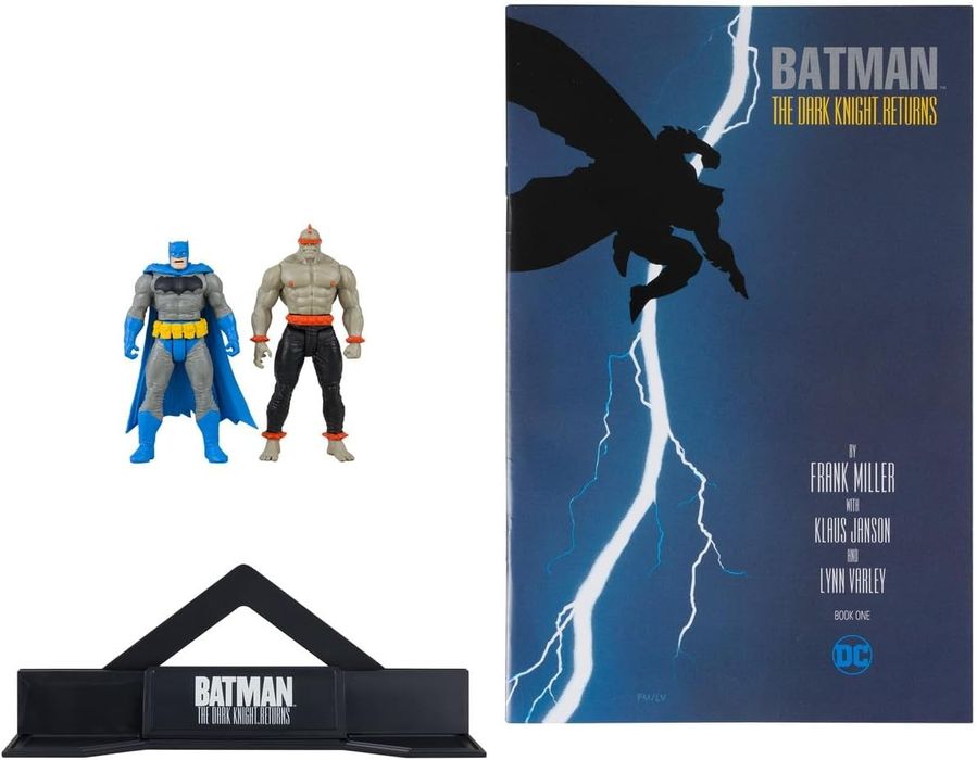 Комплект екшън фигури McFarlane DC Comics: Batman & Mutant Leader, 8см