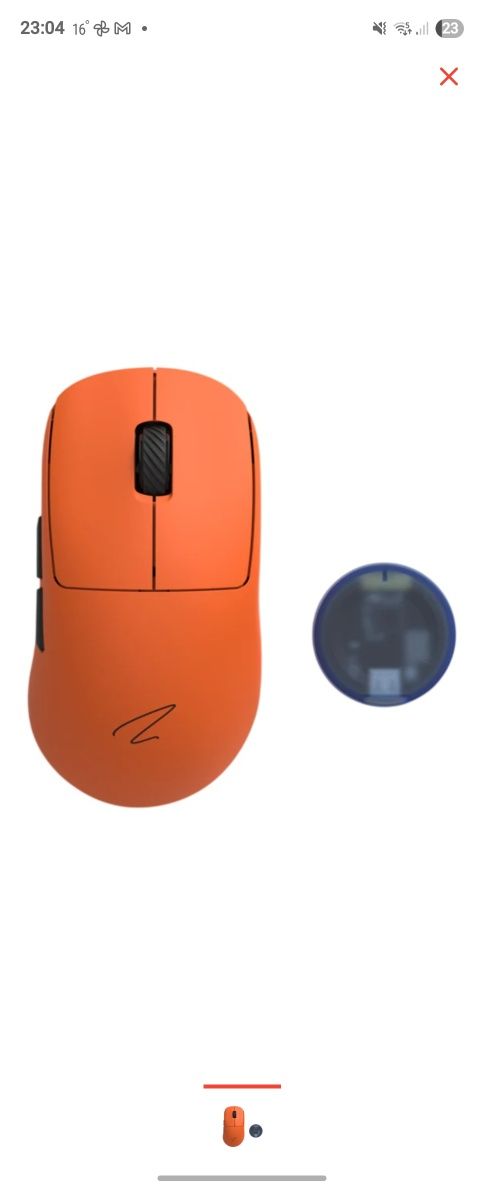 Мышь Zaopin Z2 mini max 8k оранжевом цвете