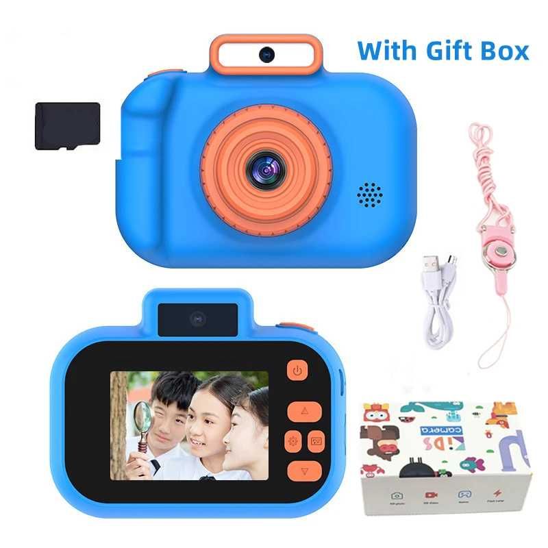 Дигитален детски фотоапарат STELS Q100,Снимки,Видео,Игри,64GB SD карта